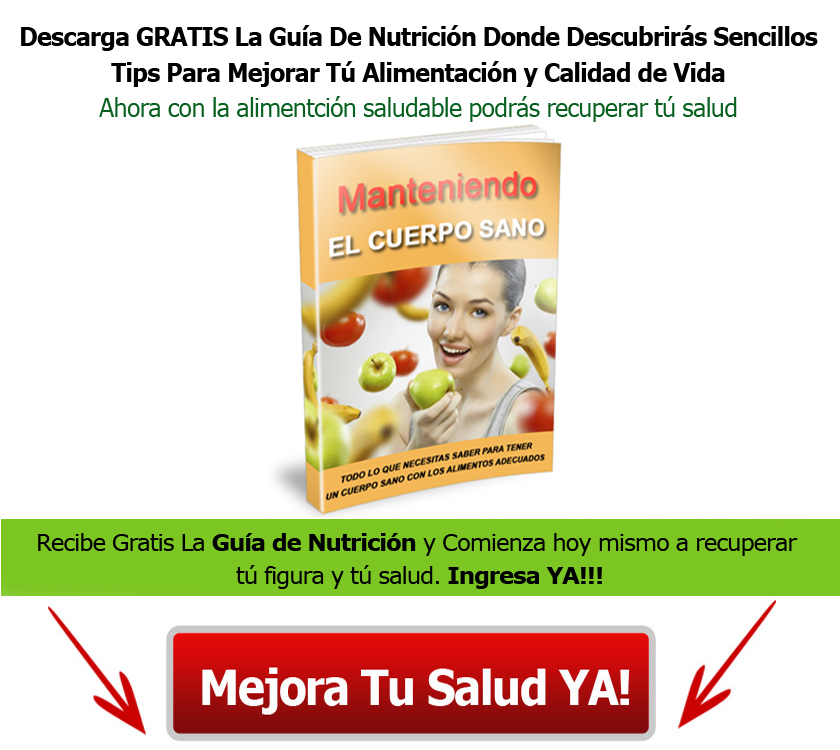 guía de alimentación saludable y dietas para bajar de peso