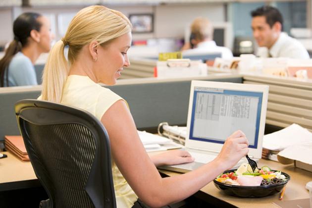 alimentación saludable en el trabajo
