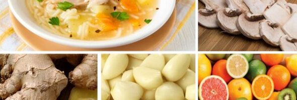 5 Mejores alimentos para curar un resfrío